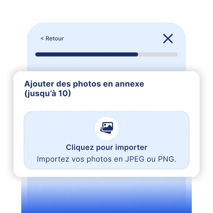 Ajout de jusqu’à 10 photos aux documents