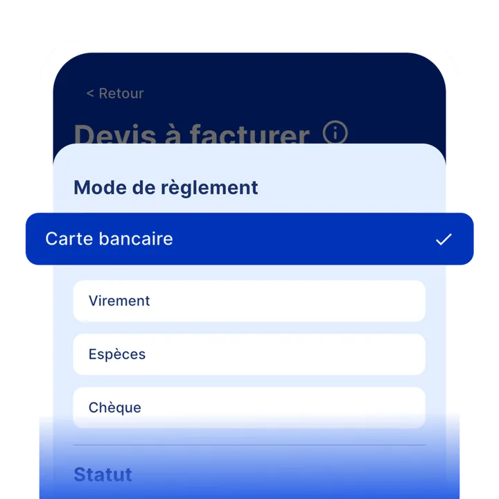 Filtrage des factures par mode de paiement