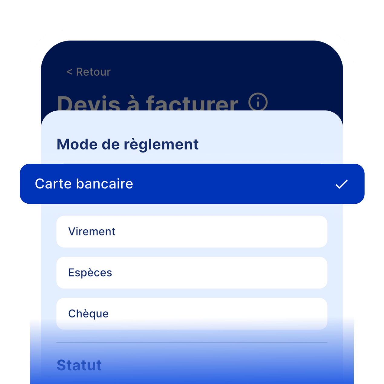 Filtre mode de règlement (1)